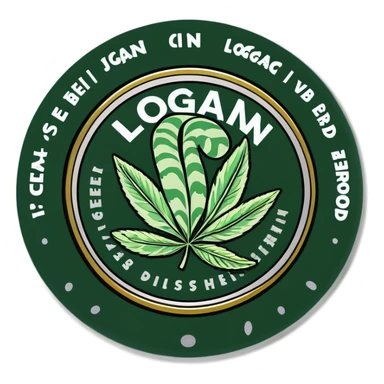  coin that says the word “Logan” and “$herb” sticker