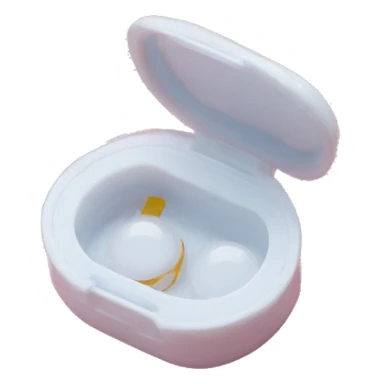 screw top contact lens case sticker