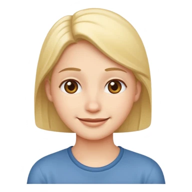 smiley thinking with a smile sticker