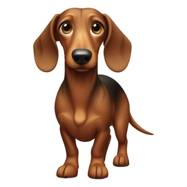 Long sausage dog  sticker