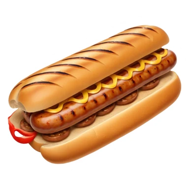 choripan es un pan con un chorizo sticker