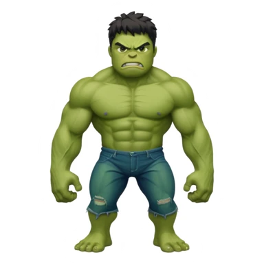 Hulk stand sticker