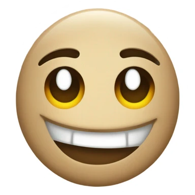 a winking emoji but with a big smile sticker