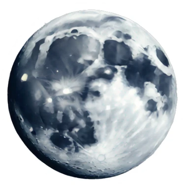 moon  sticker