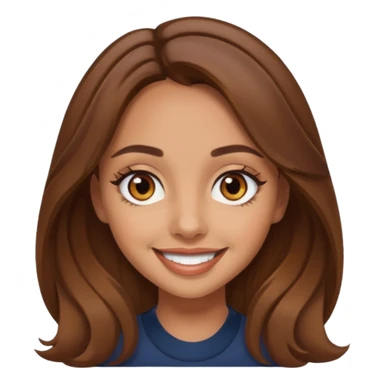 Jade Thirlwall brown eyes, brown hair sticker