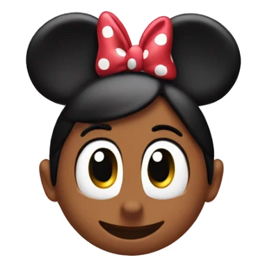 Minnie Mouse ears sticker