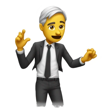 persona che fa il dab sticker