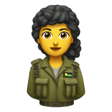 pilar rahola as palestinian guerrilla warrior sticker