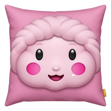 pink pillow  sticker