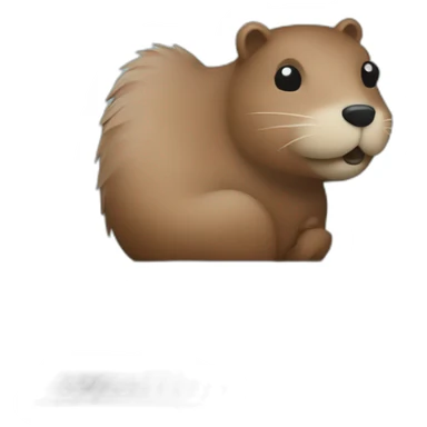 Computer with a beaver on it sticker