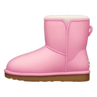 Pink ugg boot sticker