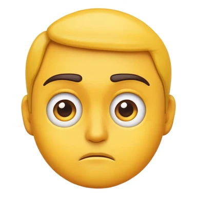 emoji looking to the side judgemental sticker