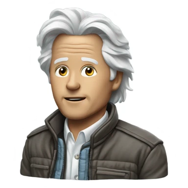 Back to the Future Doc sticker