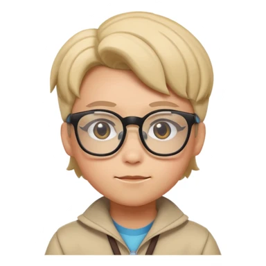 scotel real pokemon with glasses and cute sticker