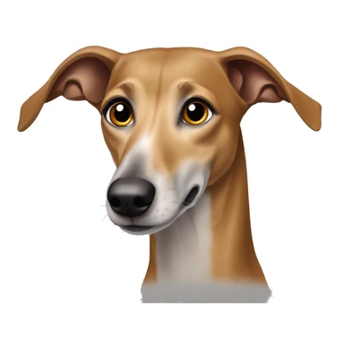 brown-light brown galgo ẽspanole  sticker