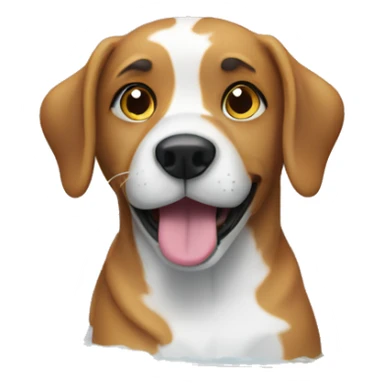 dog bathing in the bathtub sticker