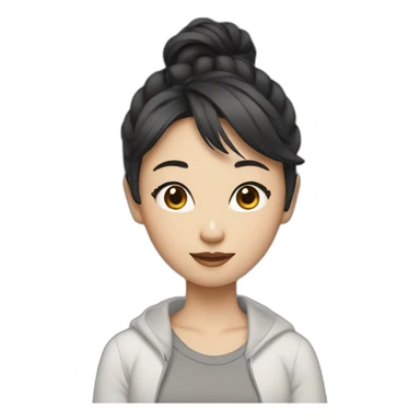 cool asian girl sticker