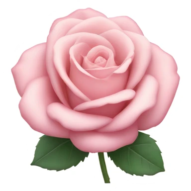Pastel pink rose sticker