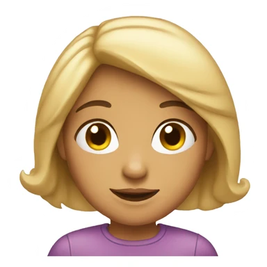 blushing woman sticker