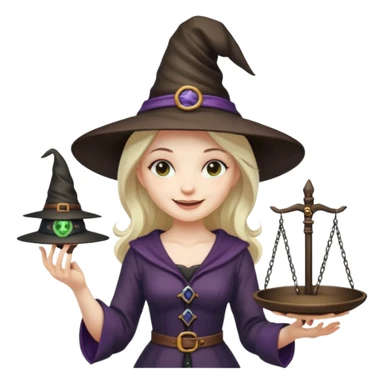 Balance witch sticker