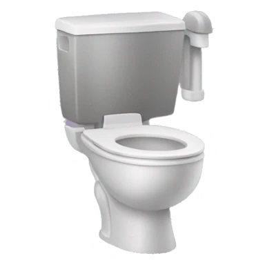 Une tête qui sort des toilettes sticker