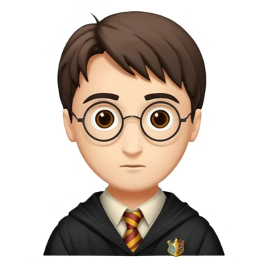 Harry Potter asa kahverengi ve düz sticker