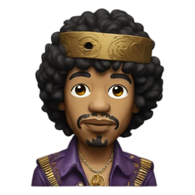jimi hendrix sticker