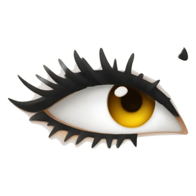 False eyelashes  sticker