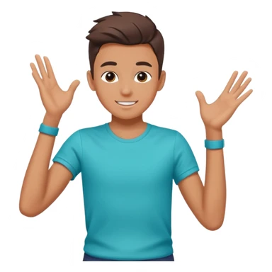 boy tiktok dance half body no tiktok logo sticker