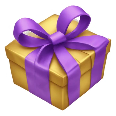 present golden sticker