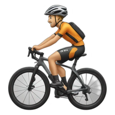 Ciclista montanbike sticker