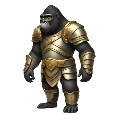 gorilla in armor sticker