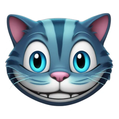 Cheshire cat sticker