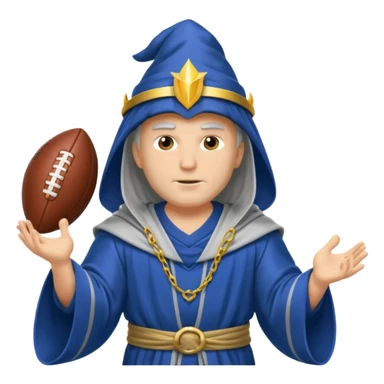 Football Player Wizard sticker