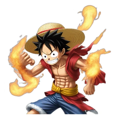 Monkey d luffy gear 5 sticker