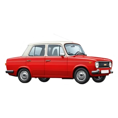 Lada 2101 red sticker