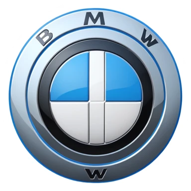 Create BMW logo  sticker