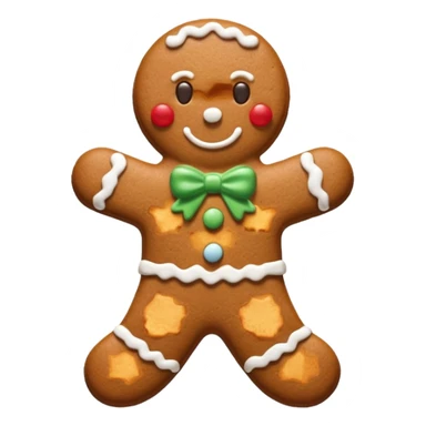 Biscoito de Natal boneco  sticker