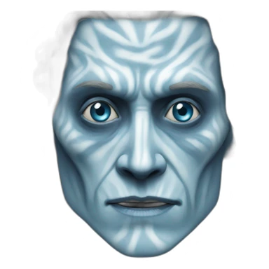 white walker upper body realistic sticker