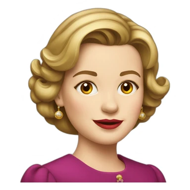 belgian Queen Mathilde sticker