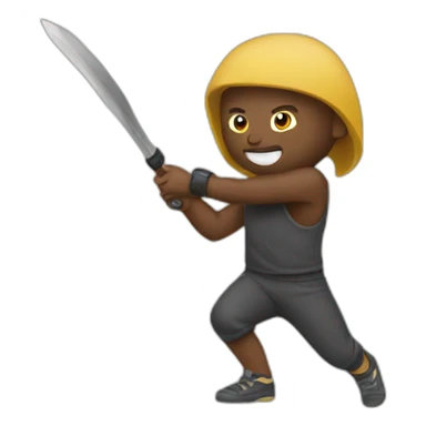 throwing weapons sticker