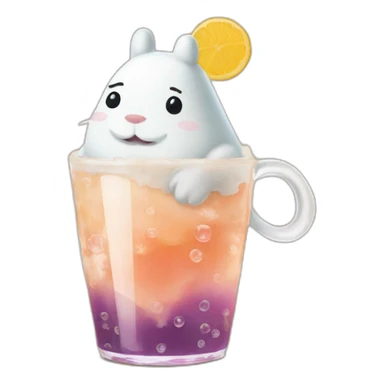moomin-drink-bubble-tea sticker