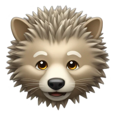 hérisson fâché sticker