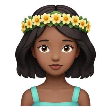 Envy - feeling of discontent at another's advantages or possessions - young plain girl looking sideways at a very pretty black girl  sticker