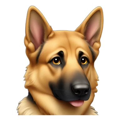 German shepherd sticker