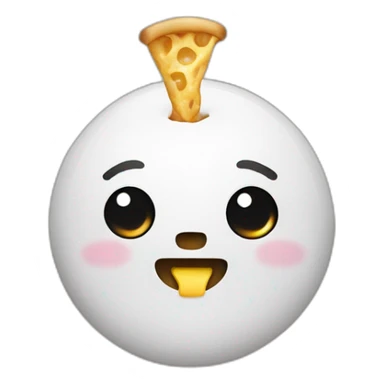 chat qui mange des frit'es sticker