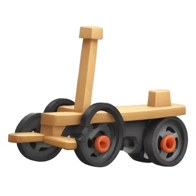 Un patín con cuatro ruedas y las ruedas están envueltas de truenos y llamas  sticker