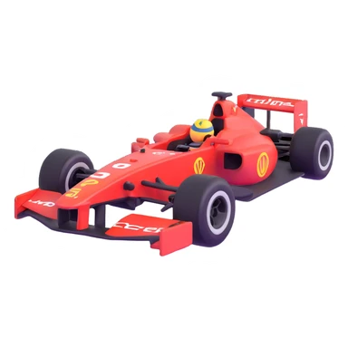 F1 racing car sticker