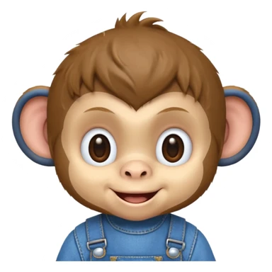 changuito con overol sticker