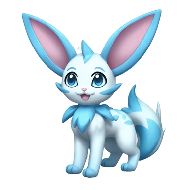 Sylveon-Glaceon full body sticker